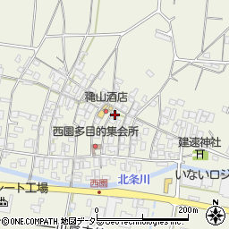 鳥取県東伯郡北栄町西園1150周辺の地図