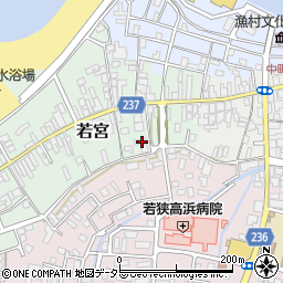 養江寺周辺の地図