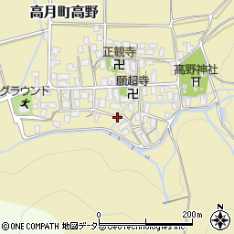滋賀県長浜市高月町高野1162周辺の地図