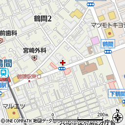 ホンダプレミアヘアー鶴間店周辺の地図