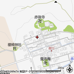 滋賀県長浜市高月町唐川337周辺の地図