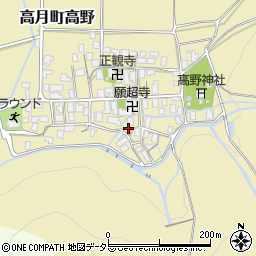 滋賀県長浜市高月町高野1161周辺の地図