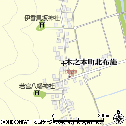 滋賀県長浜市木之本町北布施223周辺の地図