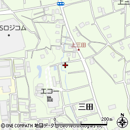 神奈川県厚木市三田3027周辺の地図