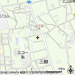 神奈川県厚木市三田3021周辺の地図