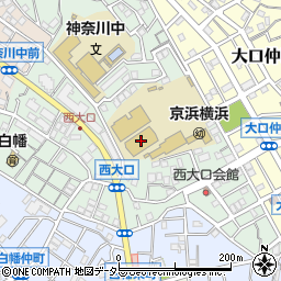 横浜創英高等学校周辺の地図