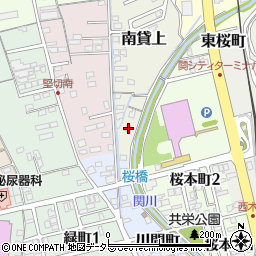 岐阜県関市南貸上1周辺の地図