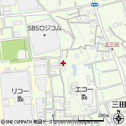 神奈川県厚木市三田148周辺の地図