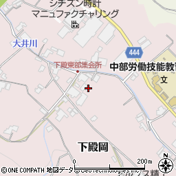 長野県飯田市下殿岡588周辺の地図