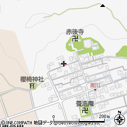 滋賀県長浜市高月町唐川333周辺の地図