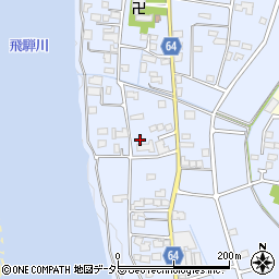 岐阜県加茂郡川辺町比久見296周辺の地図