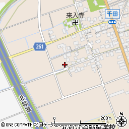 滋賀県長浜市木之本町千田531-2周辺の地図