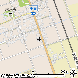 滋賀県長浜市木之本町千田601-1周辺の地図