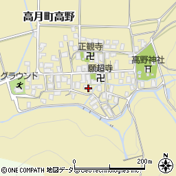 滋賀県長浜市高月町高野1159周辺の地図