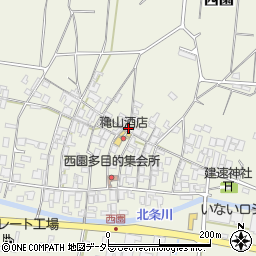 鳥取県東伯郡北栄町西園1125周辺の地図