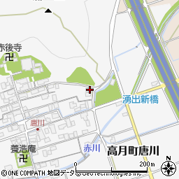 滋賀県長浜市高月町唐川672周辺の地図