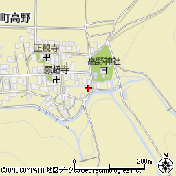 滋賀県長浜市高月町高野1188周辺の地図