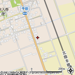 滋賀県長浜市木之本町千田606周辺の地図