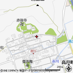 滋賀県長浜市高月町唐川346周辺の地図