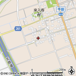 滋賀県長浜市木之本町千田659周辺の地図