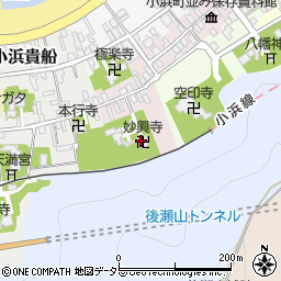 妙興寺周辺の地図