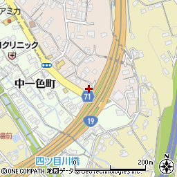 岐阜県中津川市日の出町8-26周辺の地図