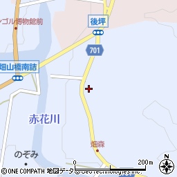 兵庫県豊岡市但東町畑山971周辺の地図