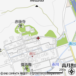 滋賀県長浜市高月町唐川345周辺の地図