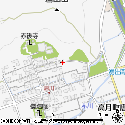 滋賀県長浜市高月町唐川664周辺の地図