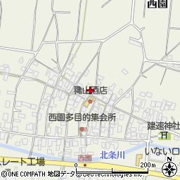 鳥取県東伯郡北栄町西園1124周辺の地図