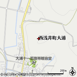 〒529-0721 滋賀県長浜市西浅井町大浦の地図