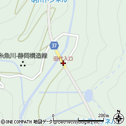 田代入口周辺の地図