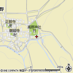 滋賀県長浜市高月町高野1198周辺の地図