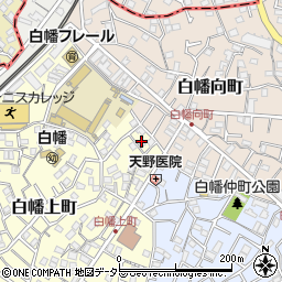 神奈川県横浜市神奈川区白幡上町13-12周辺の地図