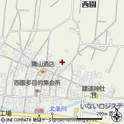鳥取県東伯郡北栄町西園1216周辺の地図