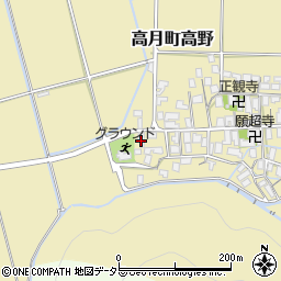 滋賀県長浜市高月町高野1065周辺の地図