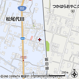 長野県飯田市松尾代田1604周辺の地図