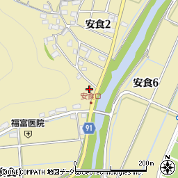 岐阜県岐阜市安食（竜巣前）周辺の地図