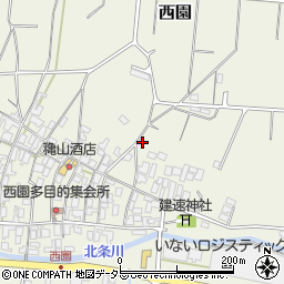 鳥取県東伯郡北栄町西園1621周辺の地図