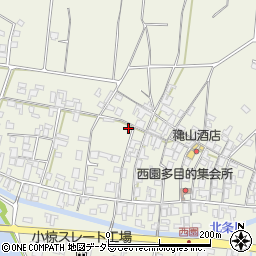 鳥取県東伯郡北栄町西園1091周辺の地図