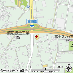 名物ほうとう不動 東恋路店周辺の地図