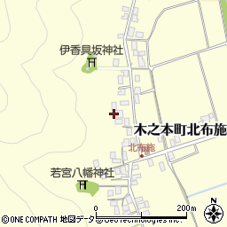 滋賀県長浜市木之本町北布施230周辺の地図