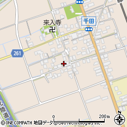 滋賀県長浜市木之本町千田657周辺の地図