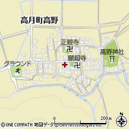 滋賀県長浜市高月町高野1145周辺の地図