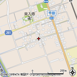 滋賀県長浜市木之本町千田656周辺の地図