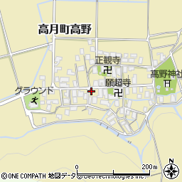 滋賀県長浜市高月町高野1146周辺の地図
