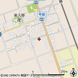 滋賀県長浜市木之本町千田594-1周辺の地図