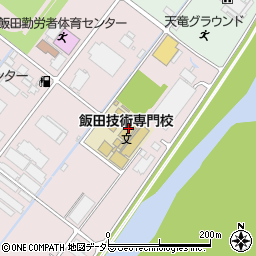 飯田技術専門校周辺の地図