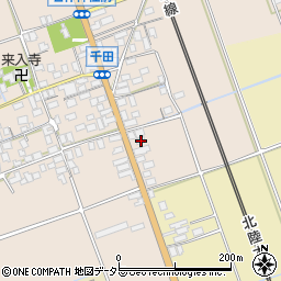 滋賀県長浜市木之本町千田609-1周辺の地図