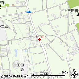 上三田周辺の地図